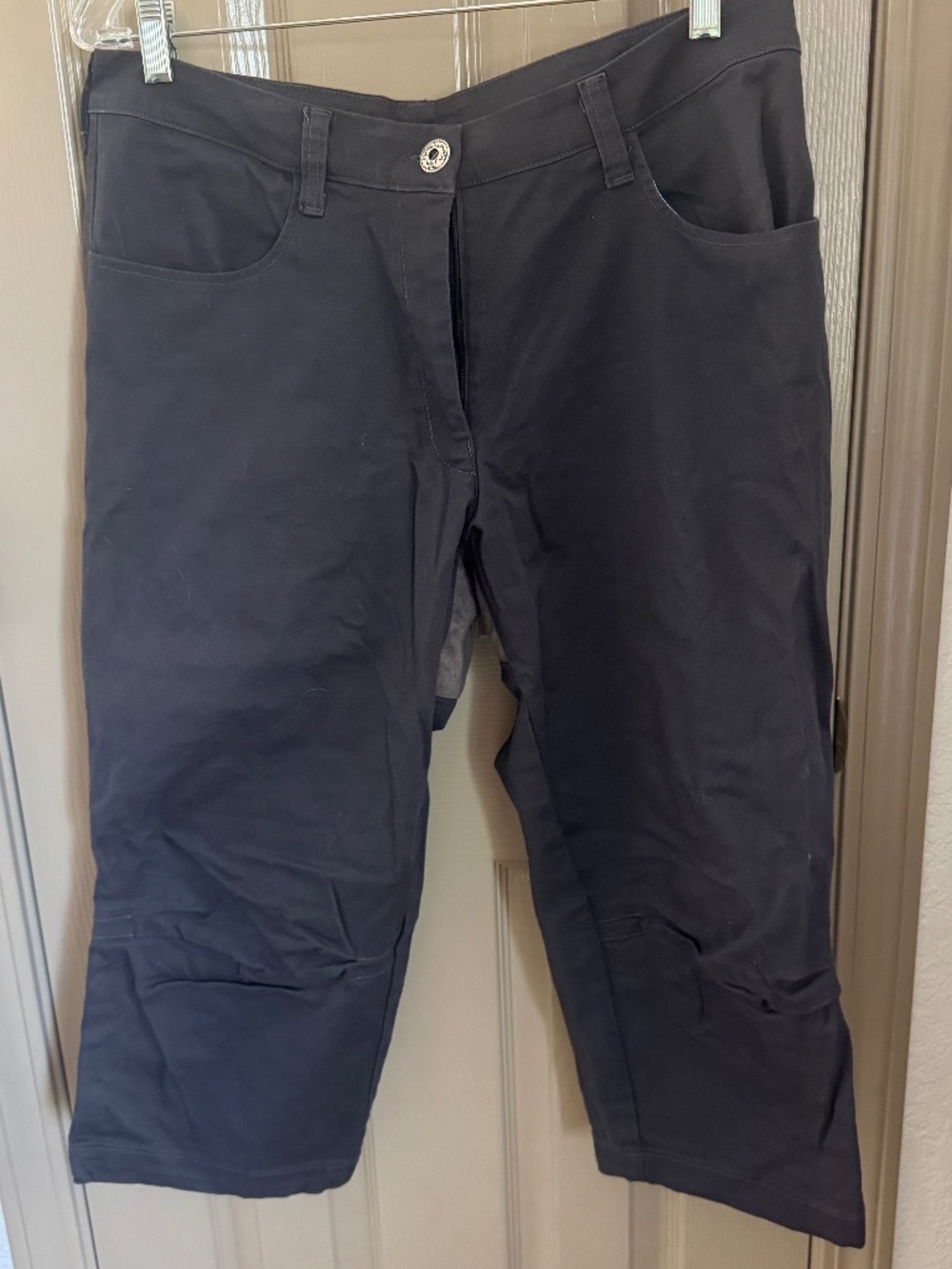 New Sheila Moon stretch cycling capri Sz XL dark grey